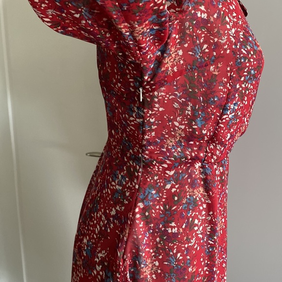 Red Floral Dress by Cocobella - Picture 4 of 5